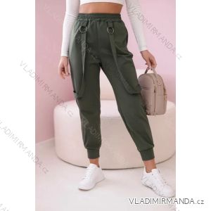 Women's Long Leather Pants (S/M ONE SIZE) ITALIAN FASHION IMWAD234126