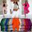 Women's Long Chiffon Short Sleeve Dress (S/M ONE SIZE) ITALIAN FASHION IMWGM23456