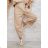 Women's Long Leather Pants (S/M ONE SIZE) ITALIAN FASHION IMWAD234126