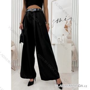 Women's Long Leather Pants (S/M ONE SIZE) ITALIAN FASHION IMWAD234126