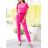 Women's Long Elegant Long Sleeve Jumpsuit (S/M ONE SIZE) ITALIAN FASHION IMWA23289