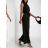 Women's Long Elegant Long Sleeve Jumpsuit (S/M ONE SIZE) ITALIAN FASHION IMWA23289