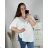 Tunic / blouse long sleeve women's oversized (3XL / 4XL ONE SIZE) ITALIAN FASHION IMWQ2191650