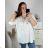 Tunic / blouse long sleeve women's oversized (3XL / 4XL ONE SIZE) ITALIAN FASHION IMWQ2191650