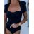 Women's long sleeve bodysuit (S/M ONE SIZE) ITALIAN FASHION IMWAE234304