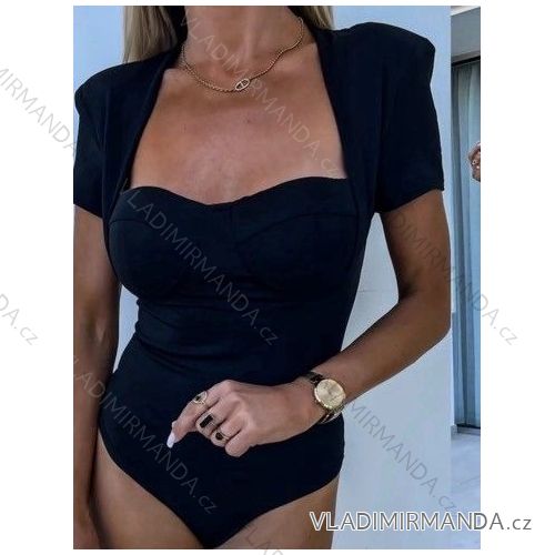Women's long sleeve bodysuit (S/M ONE SIZE) ITALIAN FASHION IMWAE234304