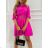 Women's Knitted Sweater Dress Set (S/M ONE SIZE) ITALIAN FASHION IMWE223972
