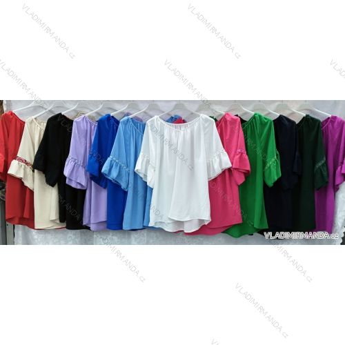 Tunic / blouse long sleeve women's oversized (3XL / 4XL ONE SIZE) ITALIAN FASHION IMWQ2191650