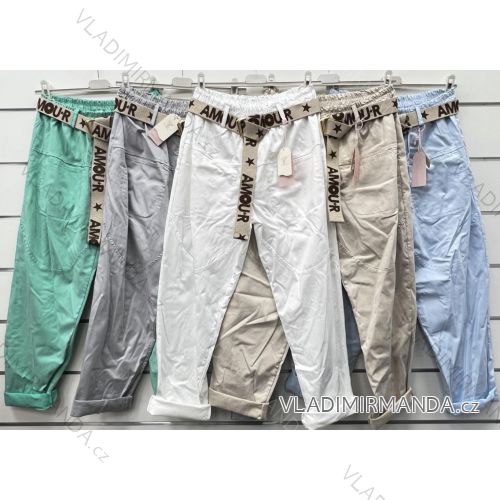 Women's stretch trousers long (S / M ONE SIZE) ITALIAN FASHION IMWB221597