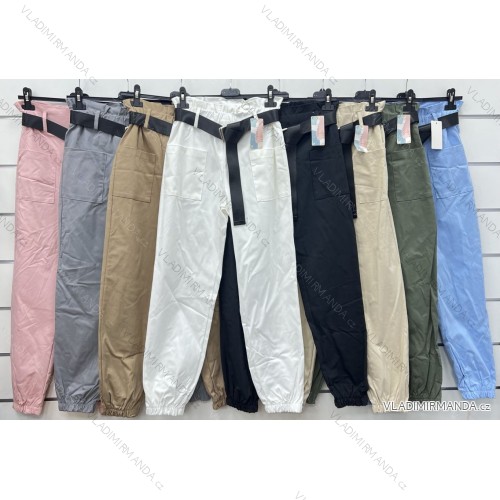 Women's stretch trousers long (S / M ONE SIZE) ITALIAN FASHION IMWB221597