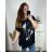Women's Short Sleeve Tunic T-Shirt (4XL/5XL/6XL ONE SIZE) MODA ITALY TML24NOVA
