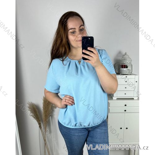 Tunic short sleeve women's plus size (M-3XL POLISH FASHION PME24LILIE