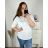 3/4 Sleeve Tunic Women's Plus Size (L-4XL) POLISH FASHION PME23FABIA