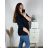 3/4 Sleeve Tunic Women's Plus Size (L-4XL) POLISH FASHION PME23FABIA/DU