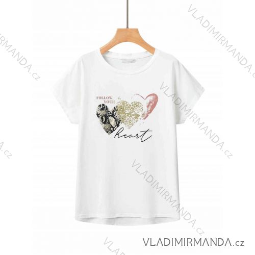 T-shirt short sleeve women's plus size (2XL-5XL) GLO-STORY GLO24WPO-4570