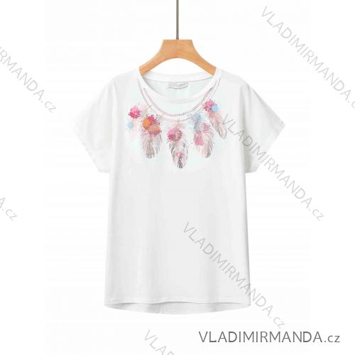 T-shirt short sleeve women's plus size (2XL-5XL) GLO-STORY GLO24WPO-4576