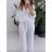 Women's Long Sleeve Hoodie Dress (S / M ONE SIZE) ITALIAN FASHION IMWA216095