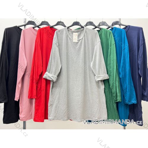 Shirt extended 3/4 long sleeve women's (L/XL/2XL ONE SIZE) ITALIAN FASHION IM423025