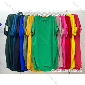 Shirt extended 3/4 long sleeve women's (L/XL/2XL ONE SIZE) ITALIAN FASHION IM423025