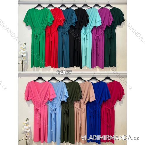 Shirt extended 3/4 long sleeve women's (L/XL/2XL ONE SIZE) ITALIAN FASHION IM423025