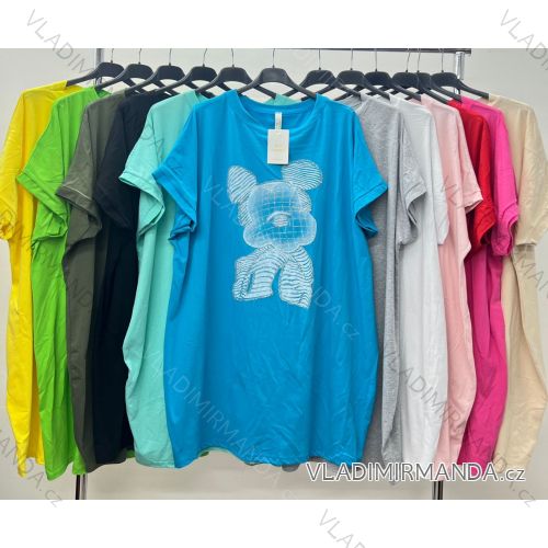 Shirt extended 3/4 long sleeve women's (L/XL/2XL ONE SIZE) ITALIAN FASHION IM423025