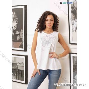 Women's sleeveless T-shirt (S-XL) GLO-STORY GLO23WPO-B4188-7