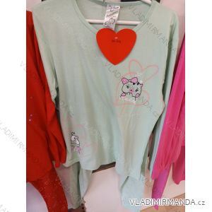 Pajamas short with short sleeves teenage girls (134-164) KUGO WP0913