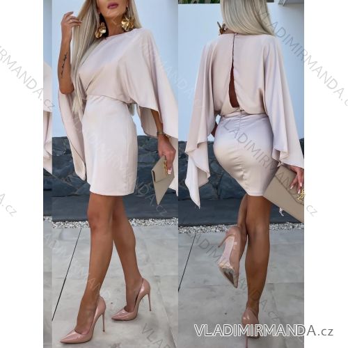 Women's Knitted Sweater Dress Set (S/M ONE SIZE) ITALIAN FASHION IMWE223972