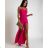 Women's Long Elegant Long Sleeve Jumpsuit (S/M ONE SIZE) ITALIAN FASHION IMWA23289