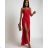 Women's Long Elegant Long Sleeve Jumpsuit (S/M ONE SIZE) ITALIAN FASHION IMWA23289