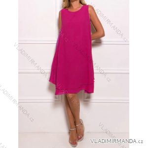 Women's long sleeveless summer dress (S / M ONE SIZE) ITALIAN FASHION IMD21551