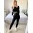 Women's Belted Long Pants (S-XL) ITALIAN FASHION IMPGM237884-06 -   black -   S