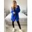 Women's Long Sleeve Alpaca Coat (S/M/L ONE SIZE) ITALIAN FASHION IMWCW23010 M / L Green