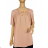 Tunic with pendant short sleeve women's plus size (3XL/4XL ONE SIZE) ITALIAN FASHION IMC23020 -   black -   XL/2XL