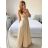 Women's Strapless Long Party Dress (S/M ONE SIZE) ITALIAN FASHION IMPSH245192 red S / M