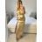 Women's Strapless Long Party Dress (S/M ONE SIZE) ITALIAN FASHION IMPSH2360055 white S / M