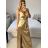 Women's Strapless Long Party Dress (S/M ONE SIZE) ITALIAN FASHION IMPSH2360055