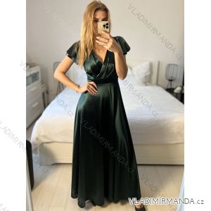 Women's Long Casual Short Sleeve Dress (S/M ONE SIZE) ITALIAN FASHION IMPSH236540
