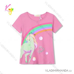 T-shirt short sleeve children's youth girls (116-146) KUGO WT0890