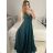Women's Strapless Short Party Dress (S/M ONE SIZE) ITALIAN FASHION IMPSH23C662 S / M zelená smaragdová