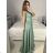 Women's Strapless Long Party Dress (S/M ONE SIZE) ITALIAN FASHION IMPSH2360055 Light blue S / M