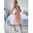 Šaty letní na ramínka dámské (S/M ONE SIZE) ITALSKÁ MÓDA IMPBB22B21841 white S / M