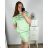 Shirt extended 3/4 long sleeve women's (L/XL/2XL ONE SIZE) ITALIAN FASHION IM423025