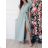 Women's Long Summer Short Sleeve Dress (S/M ONE SIZE) ITALIAN FASHION IMD23430