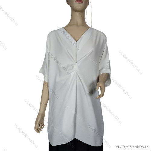 Women's Long Sleeve Knitted Turtleneck Sweater (S/M ONE SIZE) ITALIAN FASHION IM323001 -   white -   XL/2XL