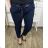 Women's Plus Size Stretch Pants (54/56/58 ONE SIZE) ITALIAN FASHION IM424048