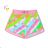 Kraťas shorts with sequins baby teen girl (98-128) KUGO K627