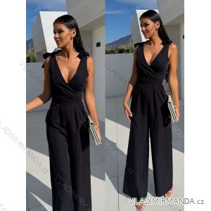 Women's Long Elegant Long Sleeve Jumpsuit (S/M ONE SIZE) ITALIAN FASHION IMWA23289