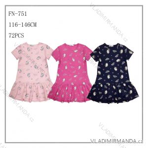 Girl's short sleeve dress (98-128) SEZON SEZ23FN-751
