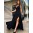 Women's Long Chiffon Short Sleeve Dress (S/M ONE SIZE) ITALIAN FASHION IMWGS231048